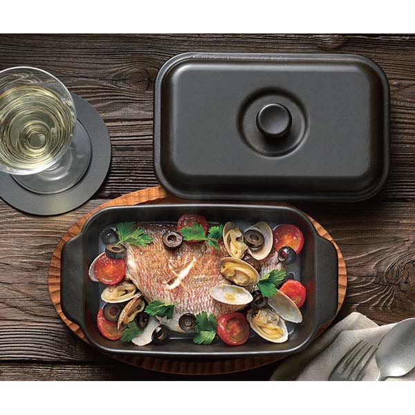 【100Pもらえる・11/30まで期間限定】マジカリーノ　レンジで発熱する角形皿